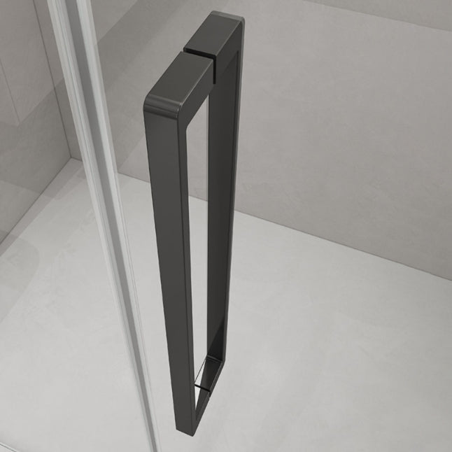 Extremely Narrow Frameless One-line Tempered Glass Shower Door