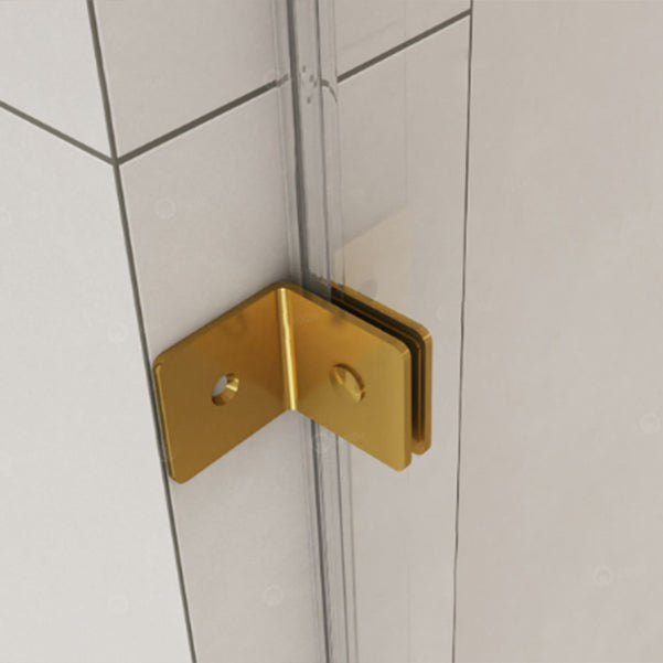 Hinged Frameless Tempered Glass Shower Door, One-line Shower Door