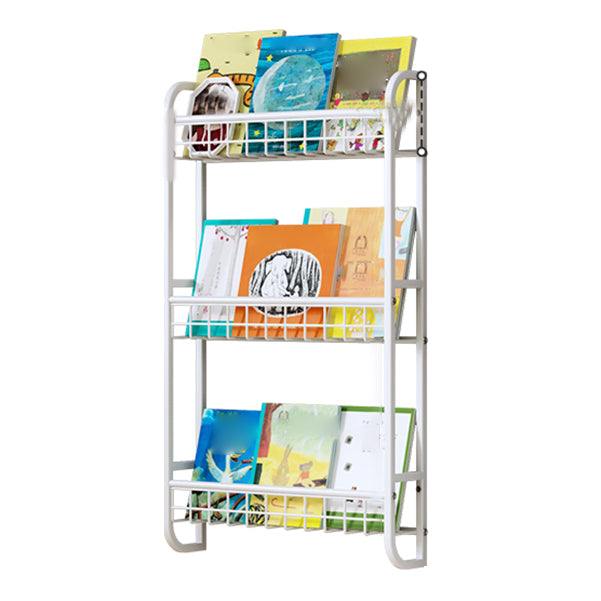 Contemporary Wall Mounted Standard Kids Bookcase Metal Standard Bookcase