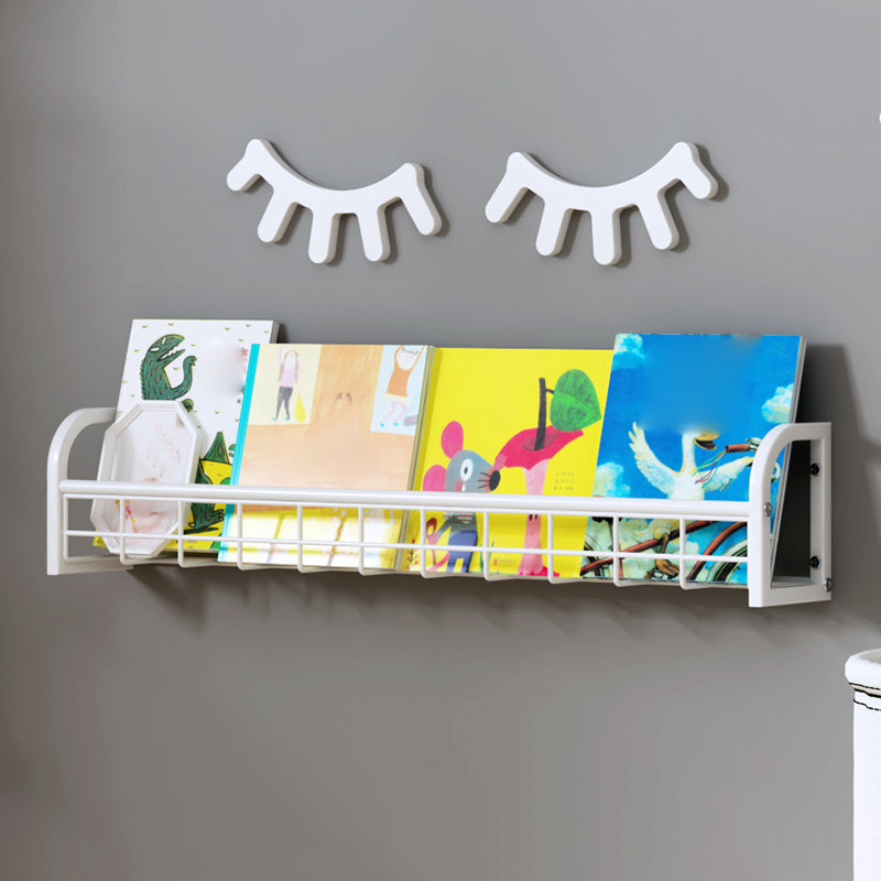 Contemporary Wall Mounted Standard Kids Bookcase Metal Standard Bookcase