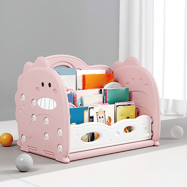 Contemporary Shelf Bookcase Tabletop Book Display in Animals