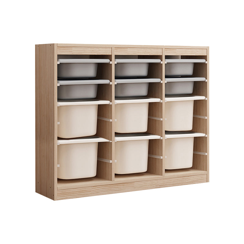 Contemporary Solid Wood Chip Resistant Standard Kids Bookcase