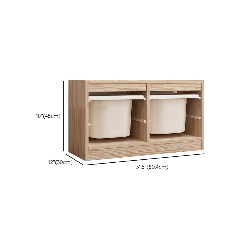 Contemporary Solid Wood Chip Resistant Standard Kids Bookcase