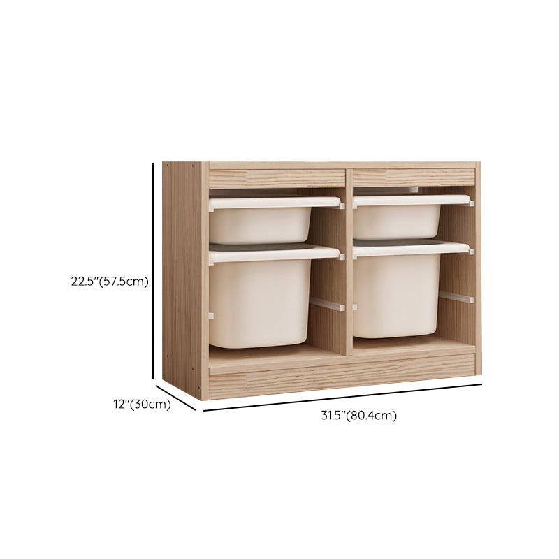 Contemporary Solid Wood Chip Resistant Standard Kids Bookcase