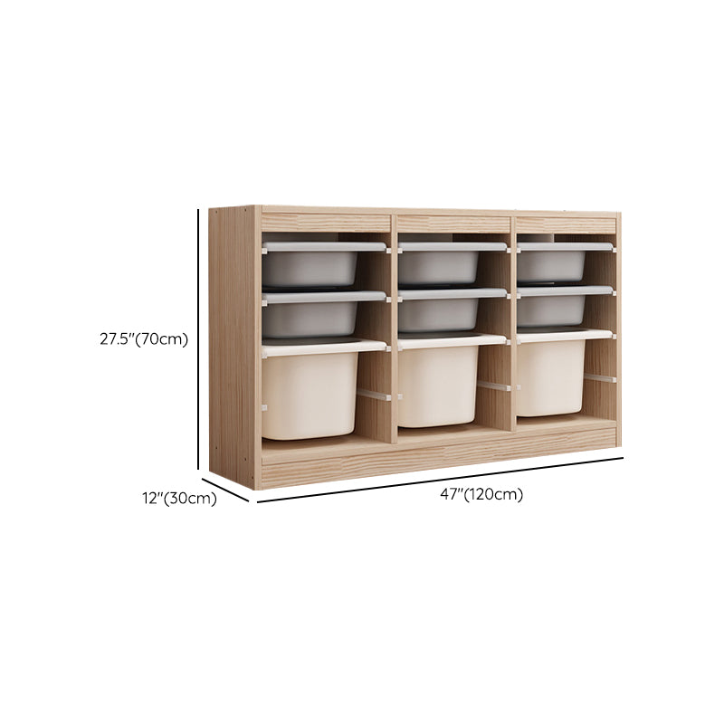 Contemporary Solid Wood Chip Resistant Standard Kids Bookcase