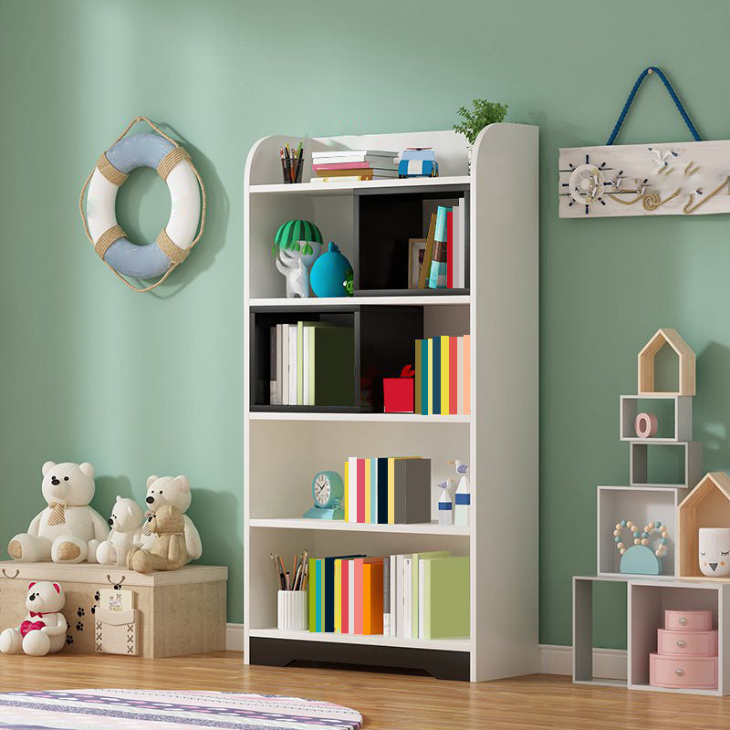 Scandinavian Book Shelf Freestanding Standard Kids Bookshelf in Wood