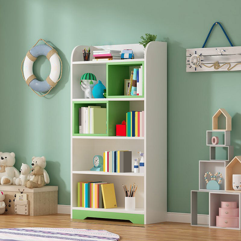 Scandinavian Book Shelf Freestanding Standard Kids Bookshelf in Wood