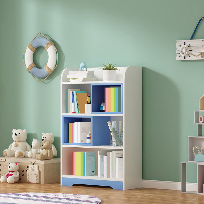 Scandinavian Book Shelf Freestanding Standard Kids Bookshelf in Wood