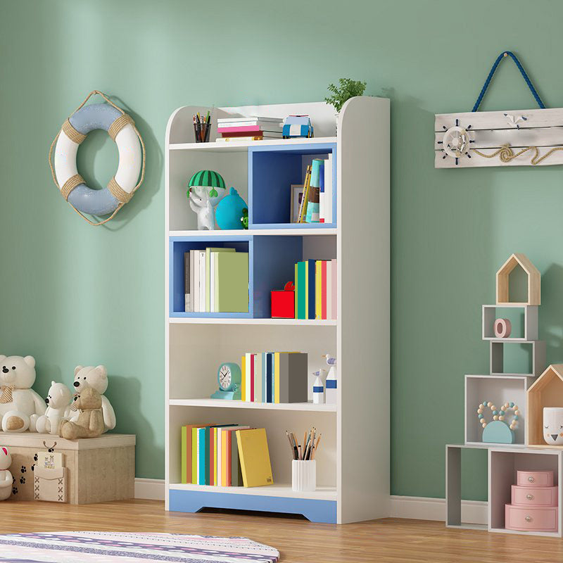 Scandinavian Book Shelf Freestanding Standard Kids Bookshelf in Wood