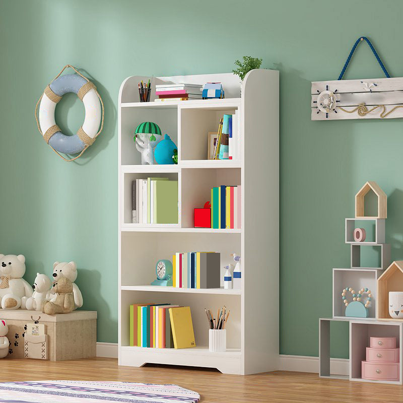 Scandinavian Book Shelf Freestanding Standard Kids Bookshelf in Wood