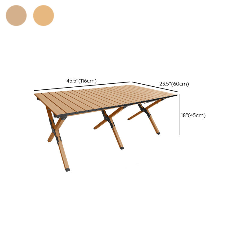 Rectangle Folding Removable Camping Table Modern Outdoor Aluminum Camping Table