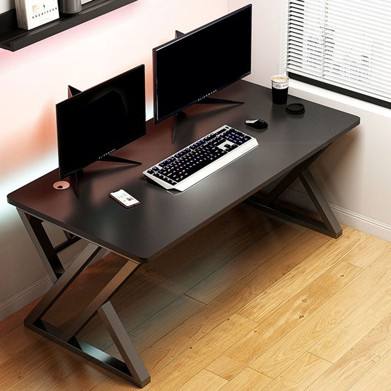 Rectangular Dormitory Gaming Desk Cable Management Computer Desk