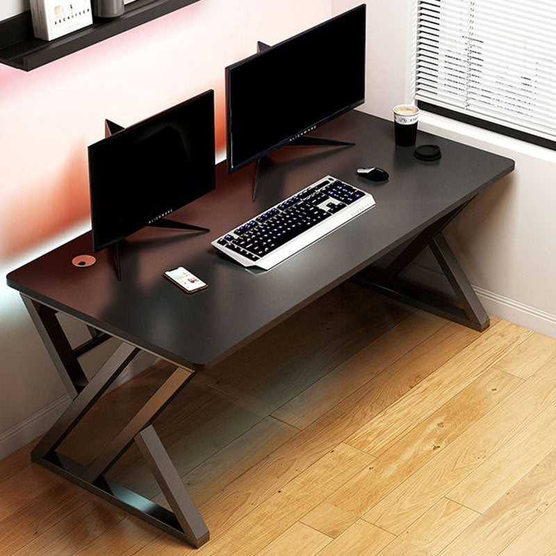 Rectangular Dormitory Gaming Desk Cable Management Computer Desk