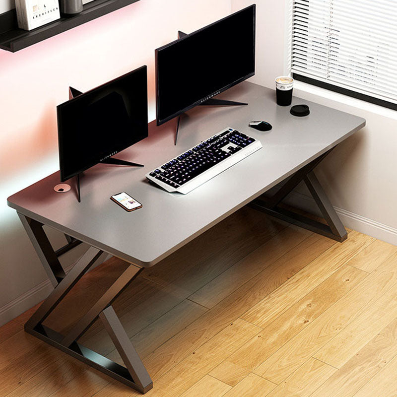 Rectangular Dormitory Gaming Desk Cable Management Computer Desk