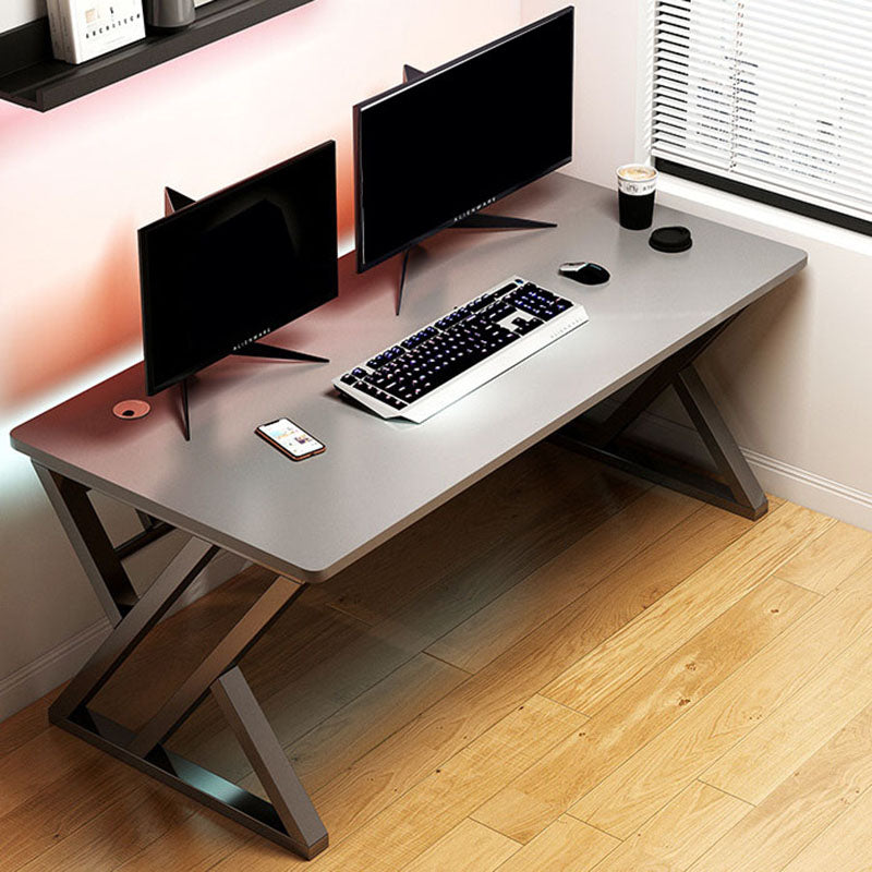 Rectangular Dormitory Gaming Desk Cable Management Computer Desk