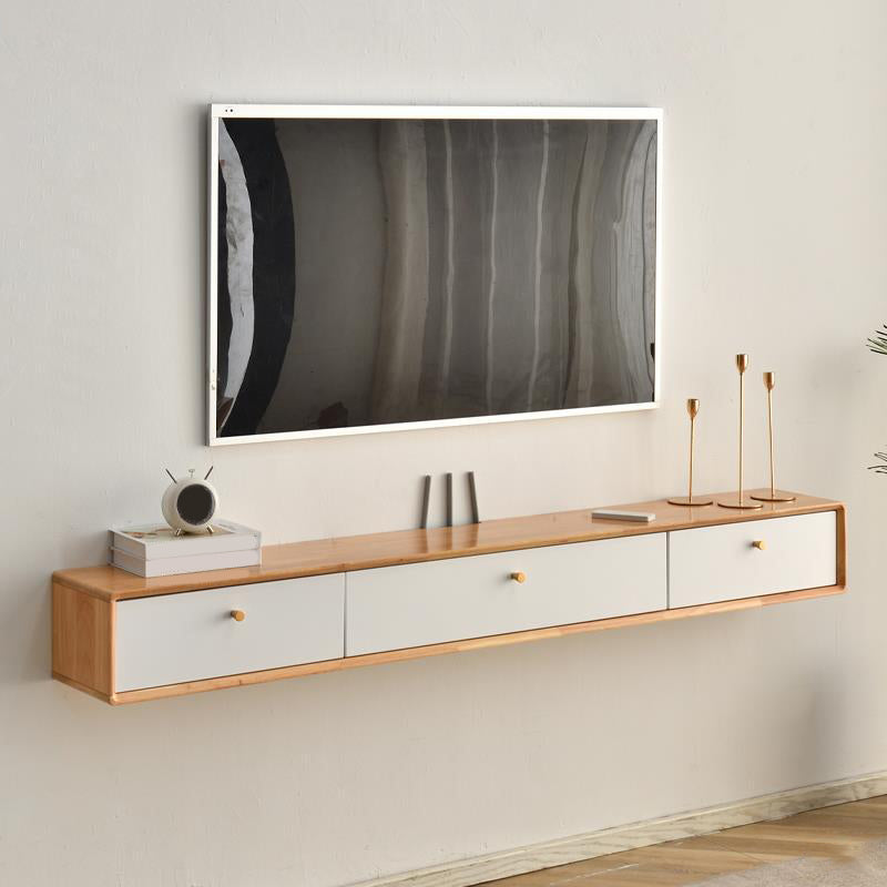 Modern TV Stand Console Floating Media Console TV Stand with Drawers