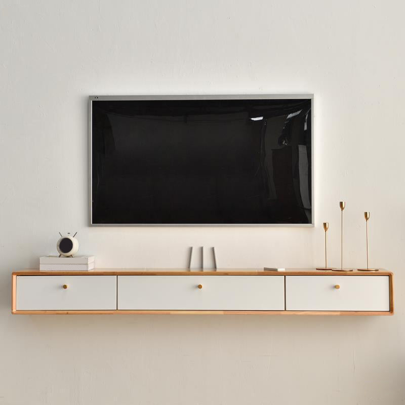 Modern TV Stand Console Floating Media Console TV Stand with Drawers