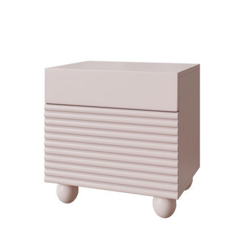 Modernism Storage Night Table 2 Drawers Bed Nightstand for Home