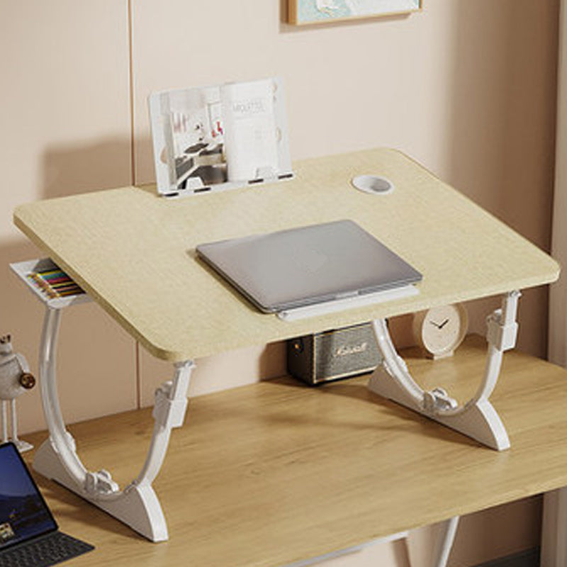 Adjustable Writing Desk Irregular Shape Task Desks with 2-Legs for Home