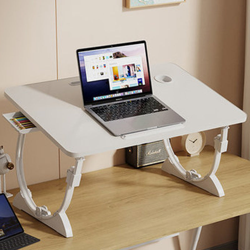 Adjustable Writing Desk Irregular Shape Task Desks with 2-Legs for Home