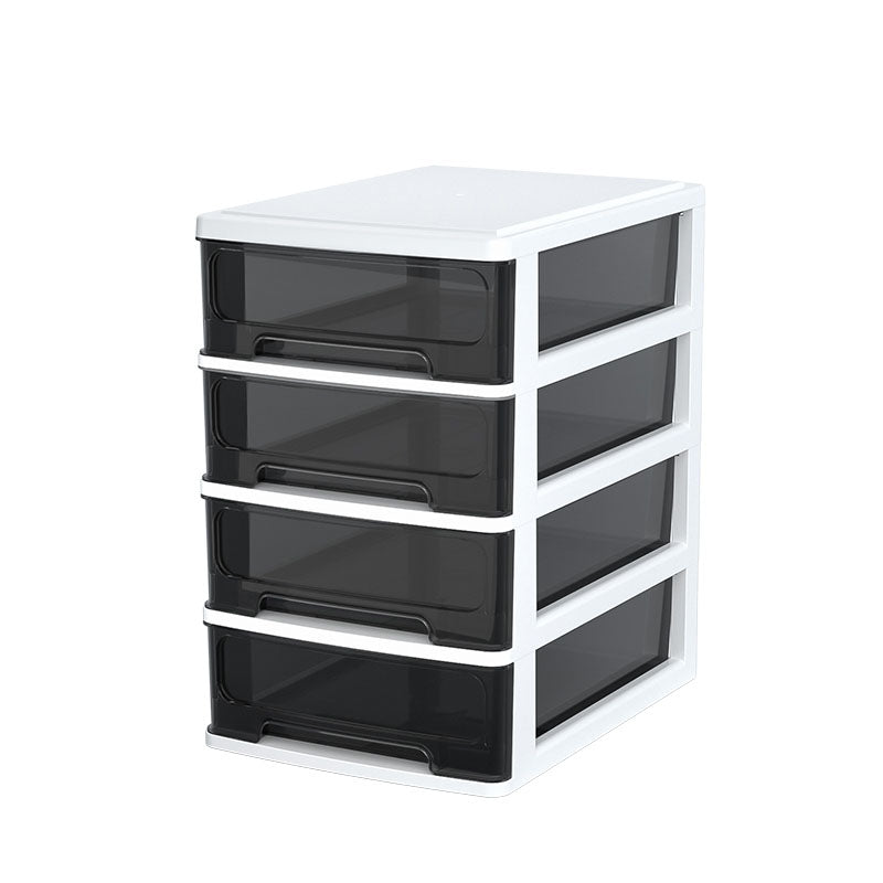 Modern File Cabinet Plastic Multi Drawers Acrylic File Cabinet