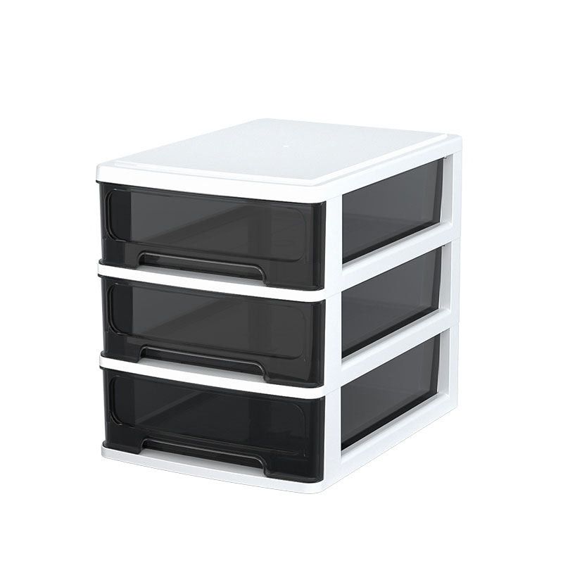 Modern File Cabinet Plastic Multi Drawers Acrylic File Cabinet