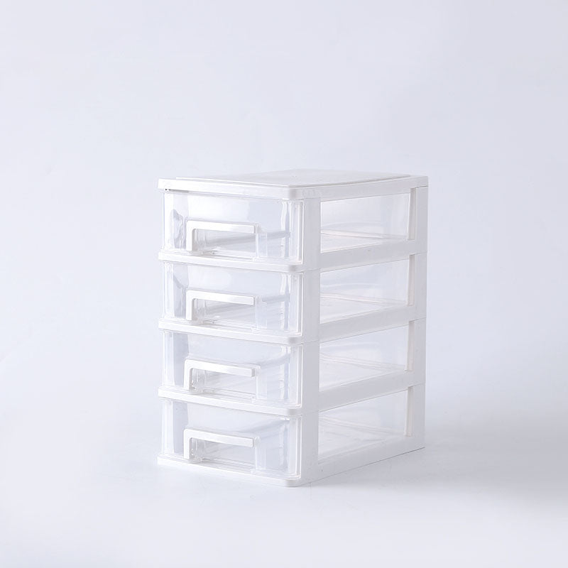 Vertical Filing Cabinet Plastic Transparent Drawers Modern File Cabinet