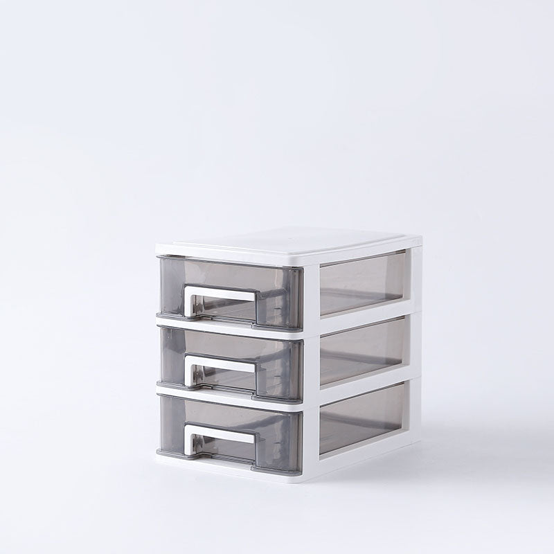 Vertical Filing Cabinet Plastic Transparent Drawers Modern File Cabinet