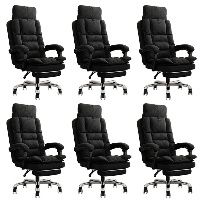 Modern Chair Padded Arms Adjustable Seat Height Office Chair with Wheels