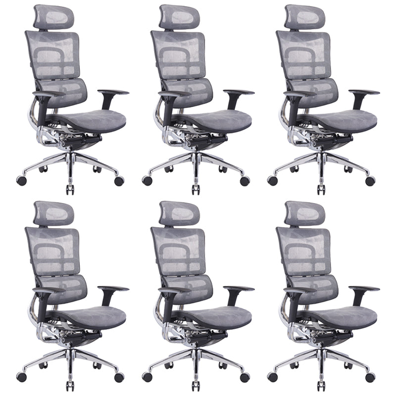 Removable Arms Chair Modern Ergonomic Office Chair with Breathable Back