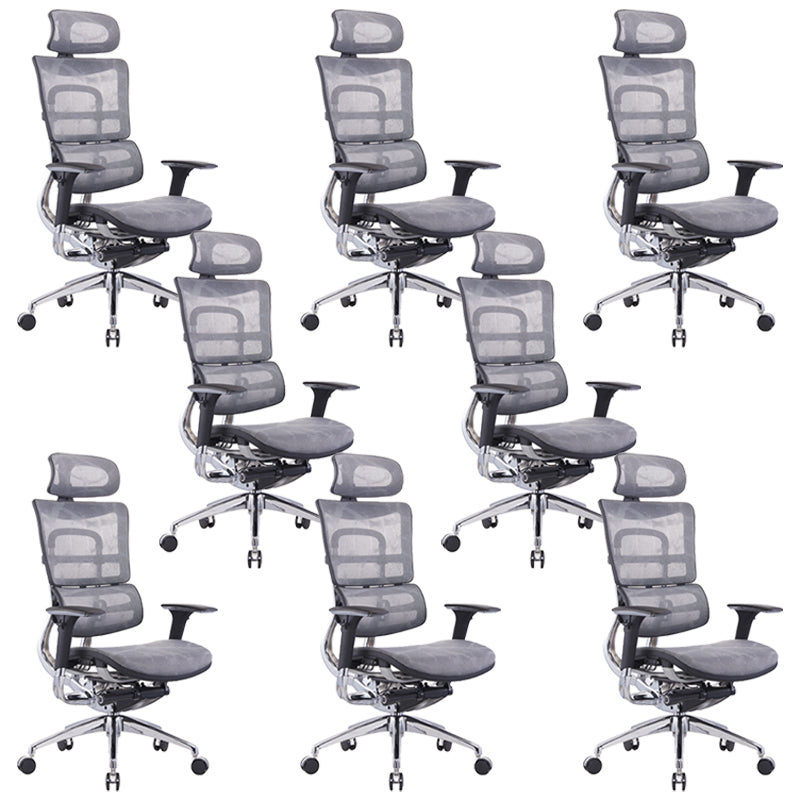 Removable Arms Chair Modern Ergonomic Office Chair with Breathable Back