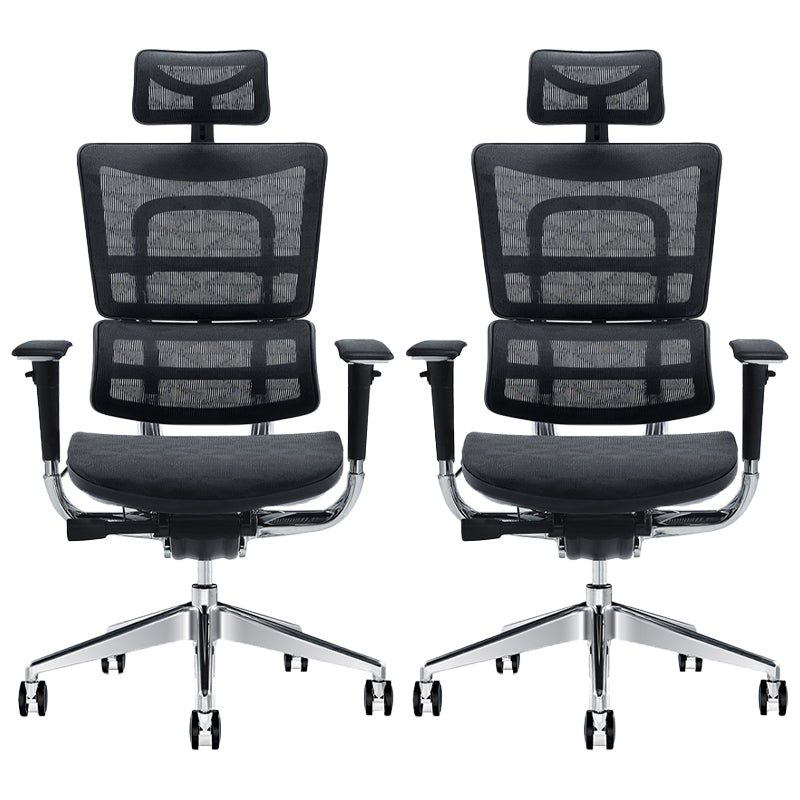 Removable Arms Chair Modern Ergonomic Office Chair with Breathable Back