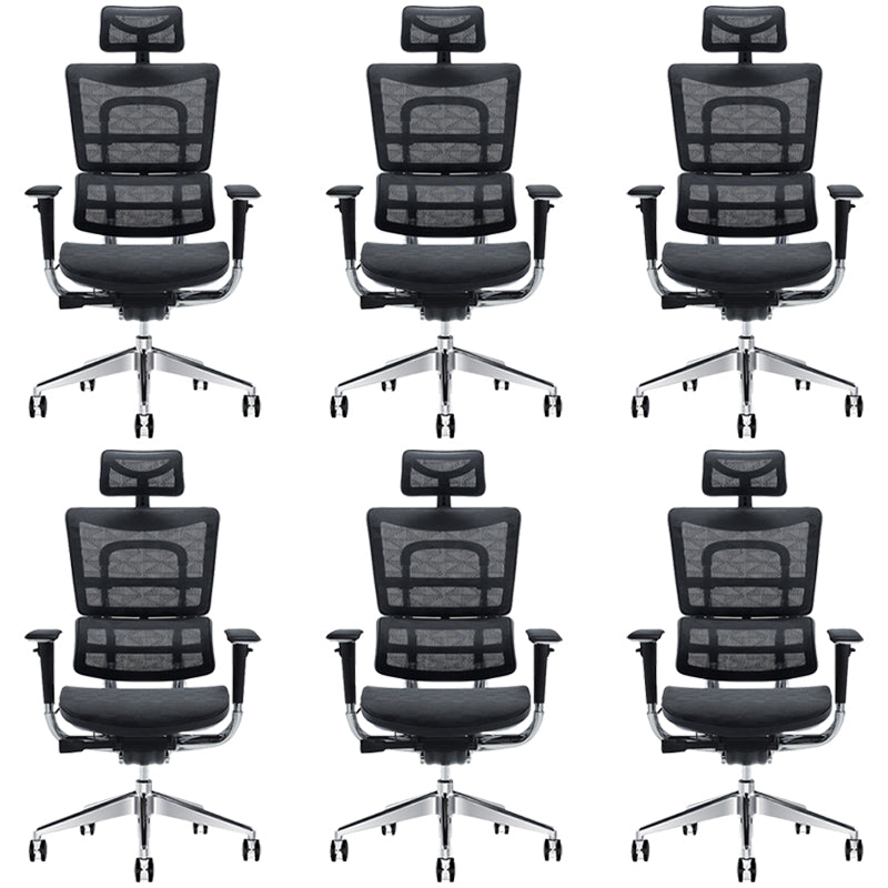 Removable Arms Chair Modern Ergonomic Office Chair with Breathable Back