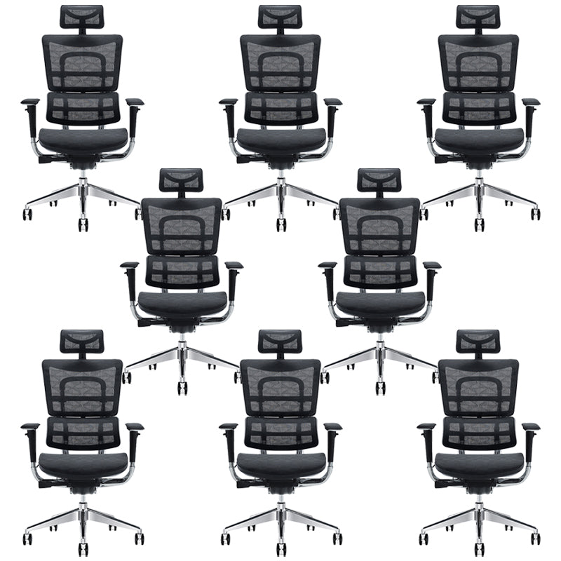 Removable Arms Chair Modern Ergonomic Office Chair with Breathable Back