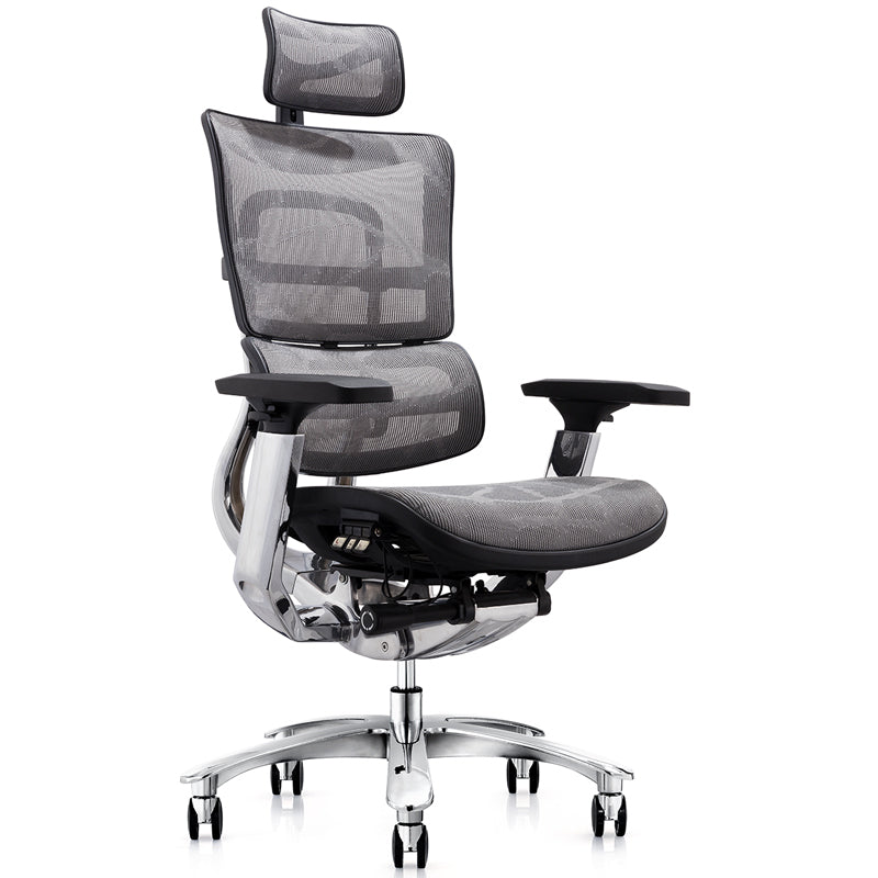 Removable Arms Chair Modern Ergonomic Office Chair with Breathable Back