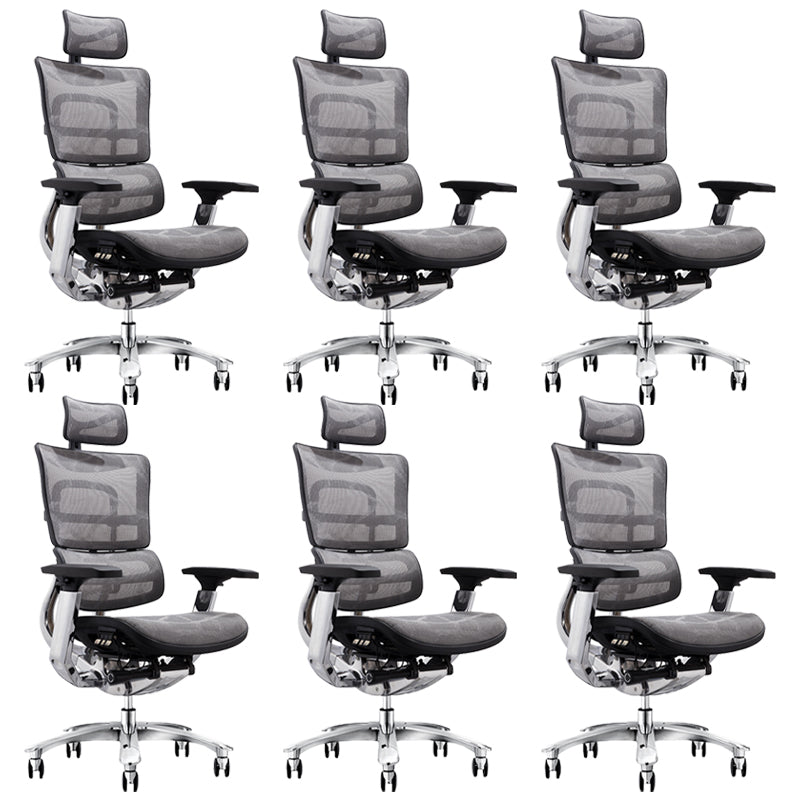 Removable Arms Chair Modern Ergonomic Office Chair with Breathable Back