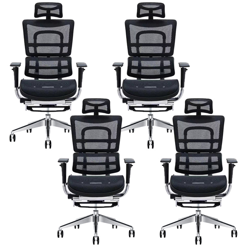 Removable Arms Chair Modern Ergonomic Office Chair with Breathable Back