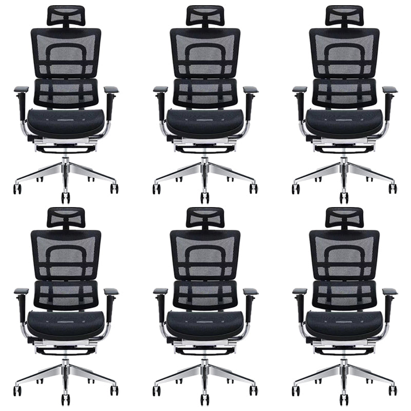 Removable Arms Chair Modern Ergonomic Office Chair with Breathable Back