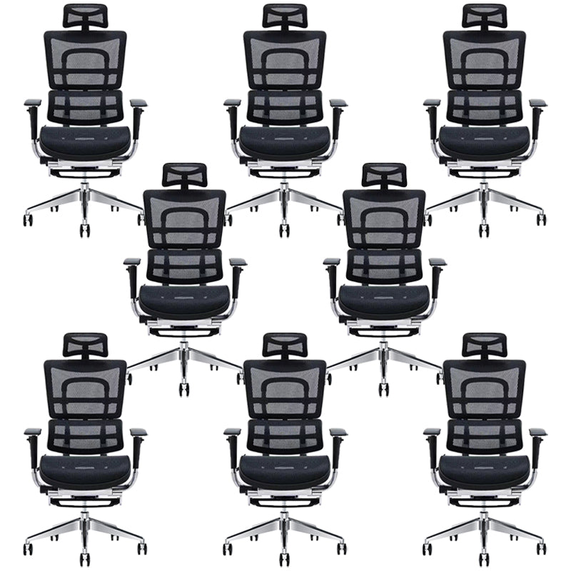 Removable Arms Chair Modern Ergonomic Office Chair with Breathable Back