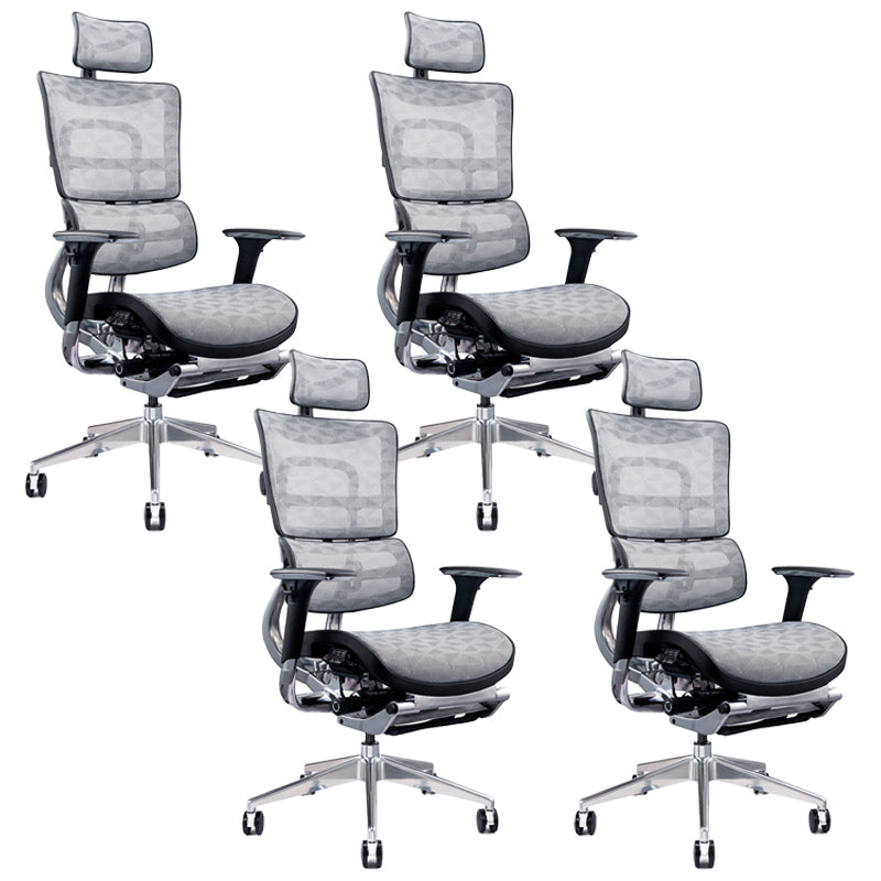 Removable Arms Chair Modern Ergonomic Office Chair with Breathable Back