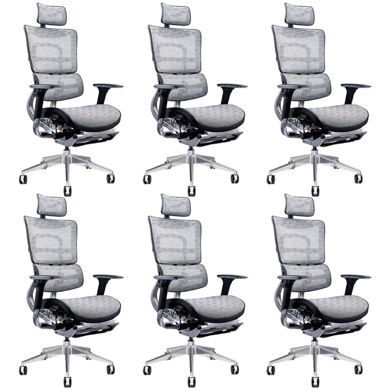 Removable Arms Chair Modern Ergonomic Office Chair with Breathable Back