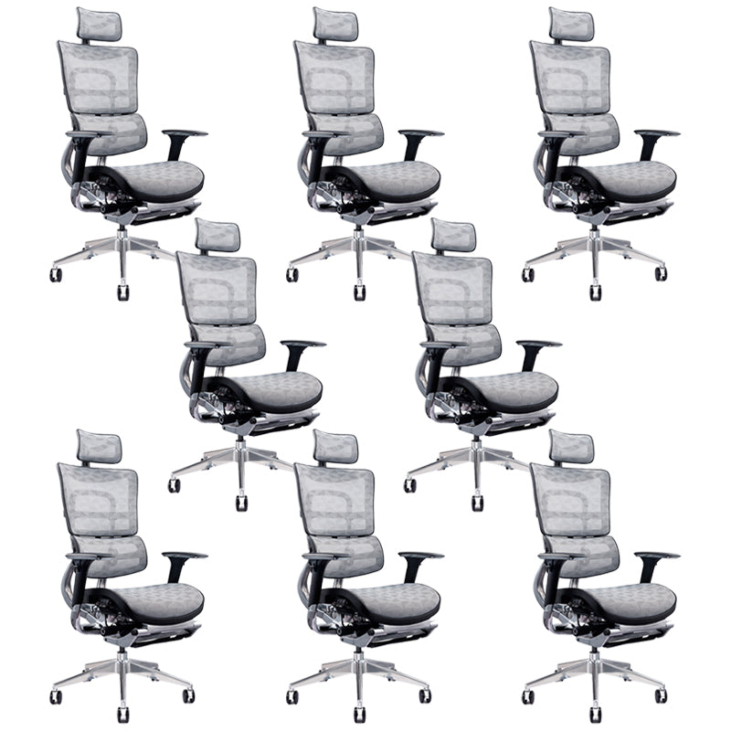 Removable Arms Chair Modern Ergonomic Office Chair with Breathable Back