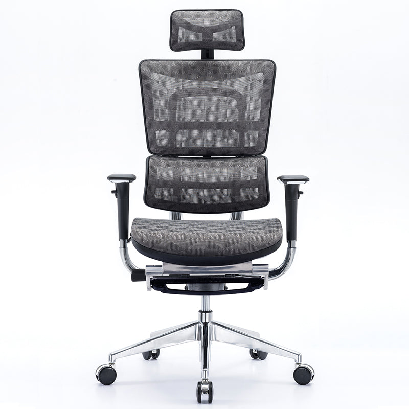 Removable Arms Chair Modern Ergonomic Office Chair with Breathable Back