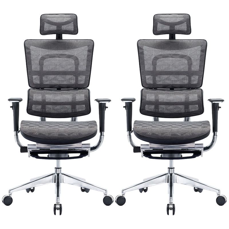 Removable Arms Chair Modern Ergonomic Office Chair with Breathable Back