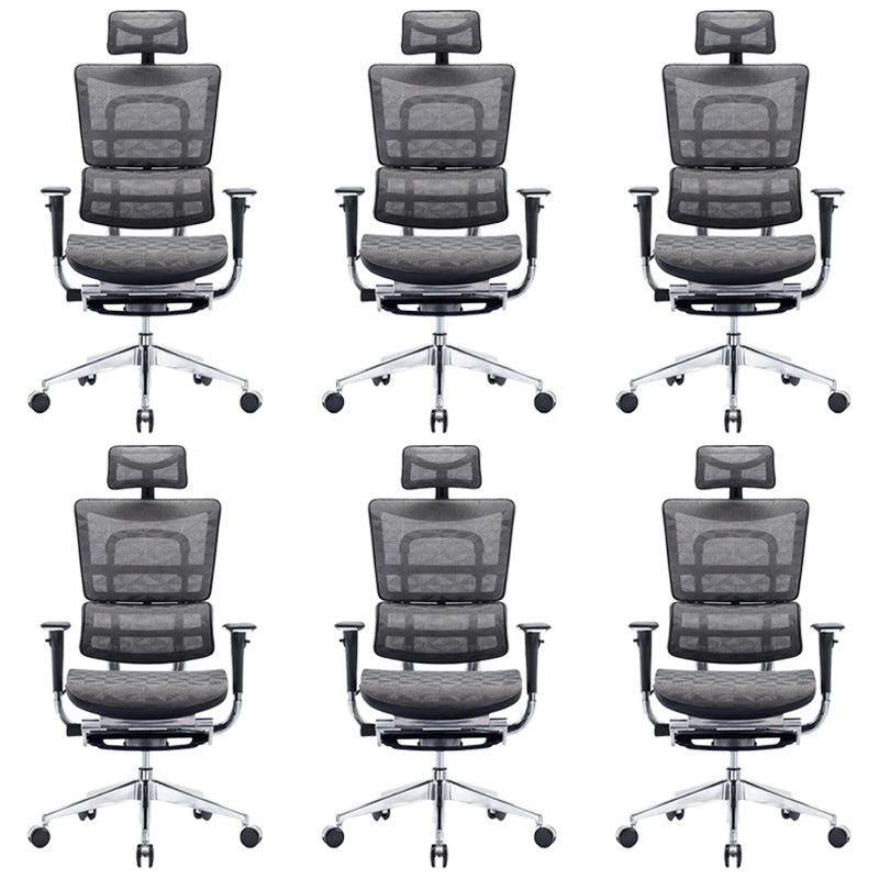 Removable Arms Chair Modern Ergonomic Office Chair with Breathable Back