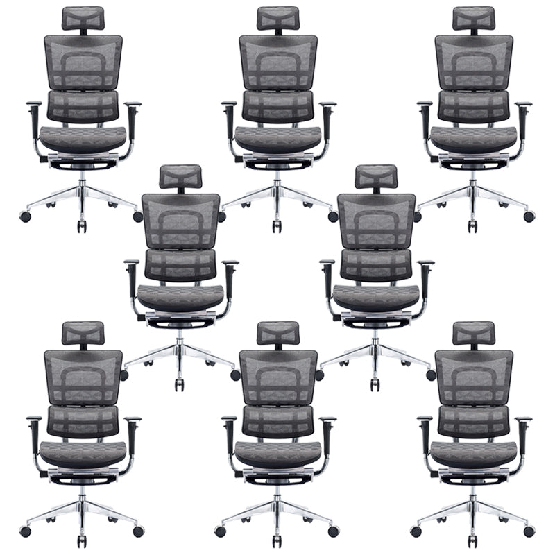 Removable Arms Chair Modern Ergonomic Office Chair with Breathable Back