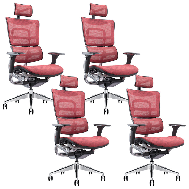 Removable Arms Chair Modern Ergonomic Office Chair with Breathable Back