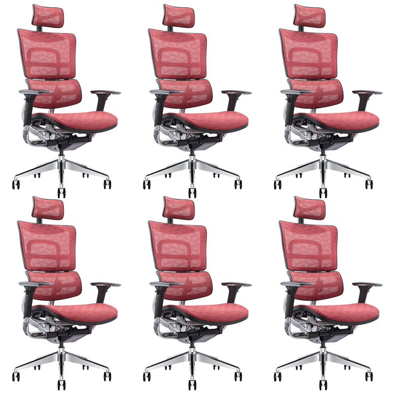 Removable Arms Chair Modern Ergonomic Office Chair with Breathable Back