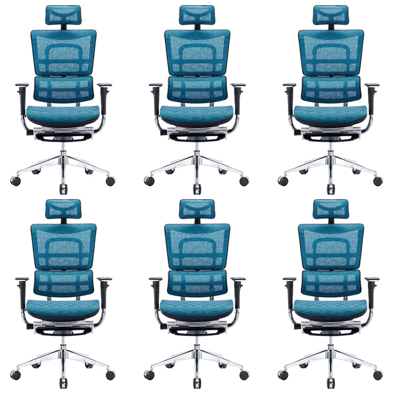 Removable Arms Chair Modern Ergonomic Office Chair with Breathable Back