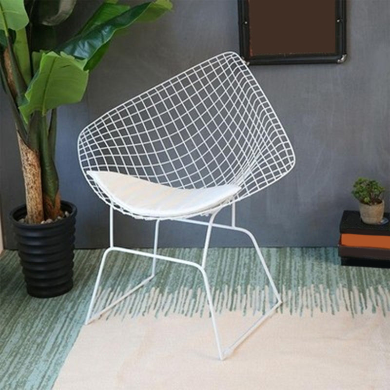 Rust Resistant Metal Side Chair Upholstered No Natural Variation Dining Side Chair